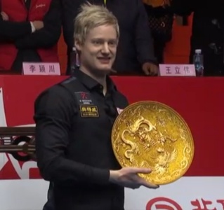 Neil Robertson is the 2013 China Open champion. Picture: CCTV - China.